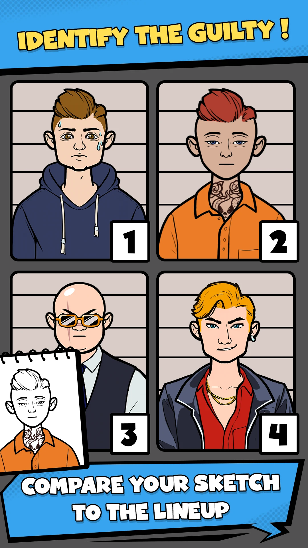 Criminal Sketch - Guilty Draw screenshot